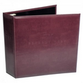 Councilman Sr. Bonded Leather 2 1/2" Ring Binder w/ Horizontal Pocket